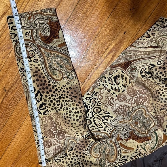 WILLOW RIDGE Women Size 24 Open Front Animal Print Elegant Lightweight Jacket - Picture 6 of 12